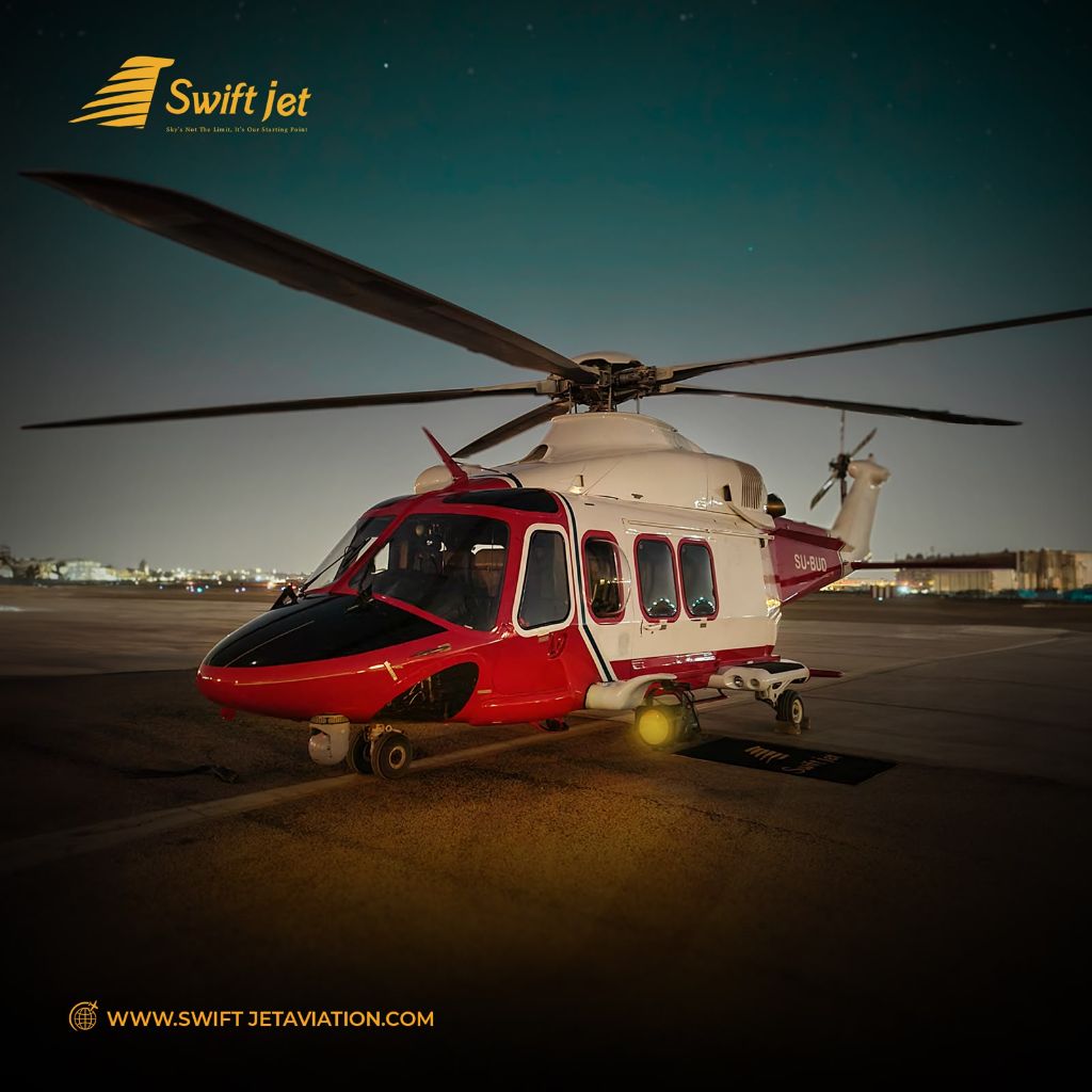 AW139 Helicopter almaza to marassi private jet